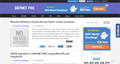 Desktop Screenshot of dotnetfox.com